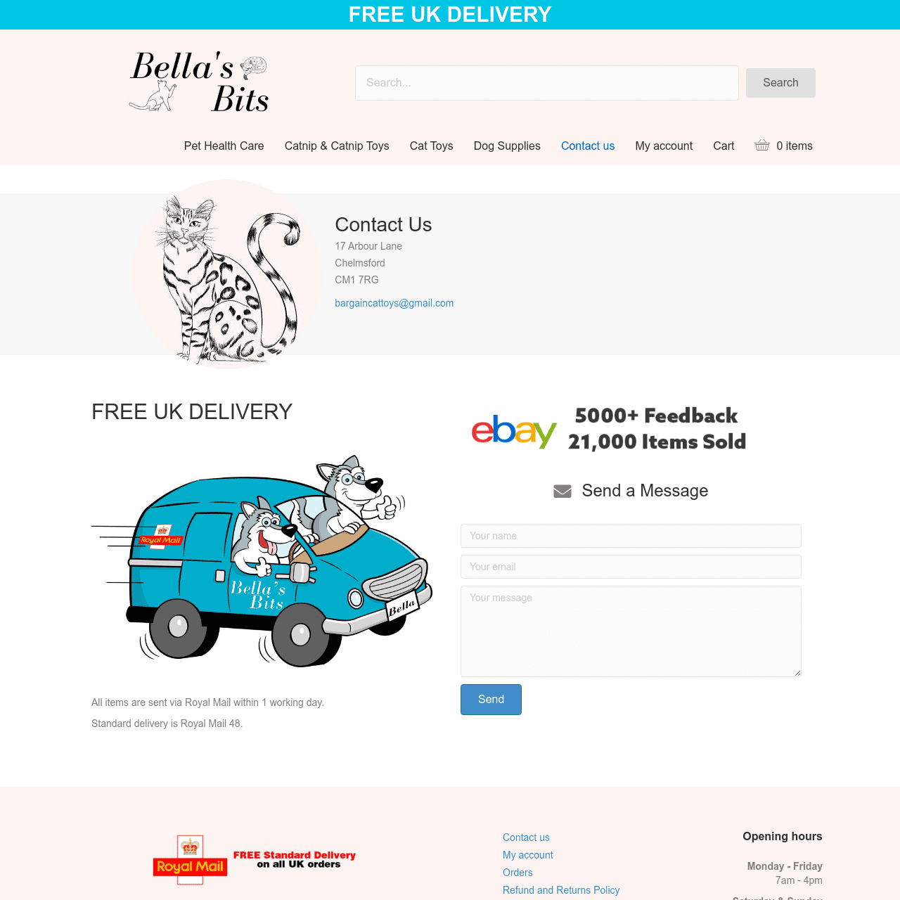 Contact us – Bellas Bits Contact us – Bellas Bits