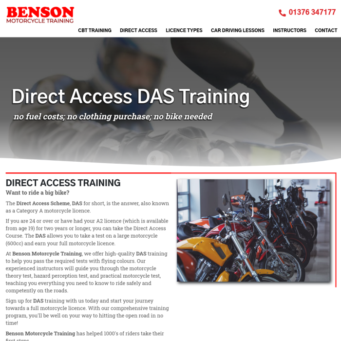 Benson Motorcycle Training Benson Motorcycle Training