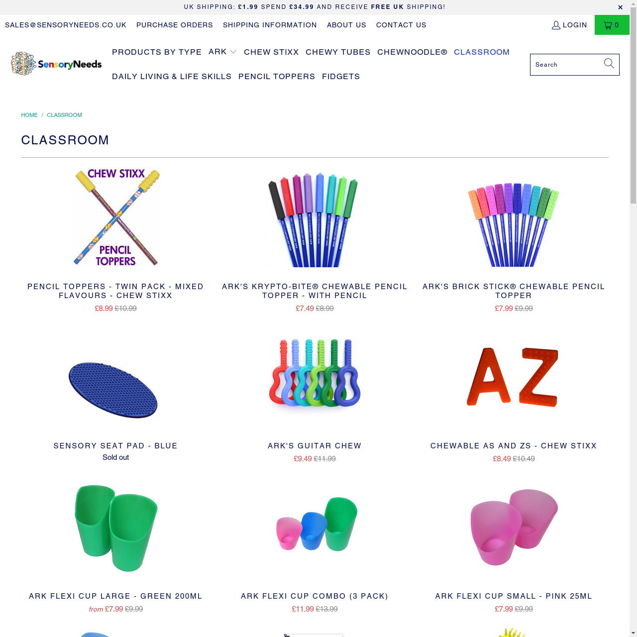 Classroom - Sensory Needs Ltd Classroom - Sensory Needs Ltd