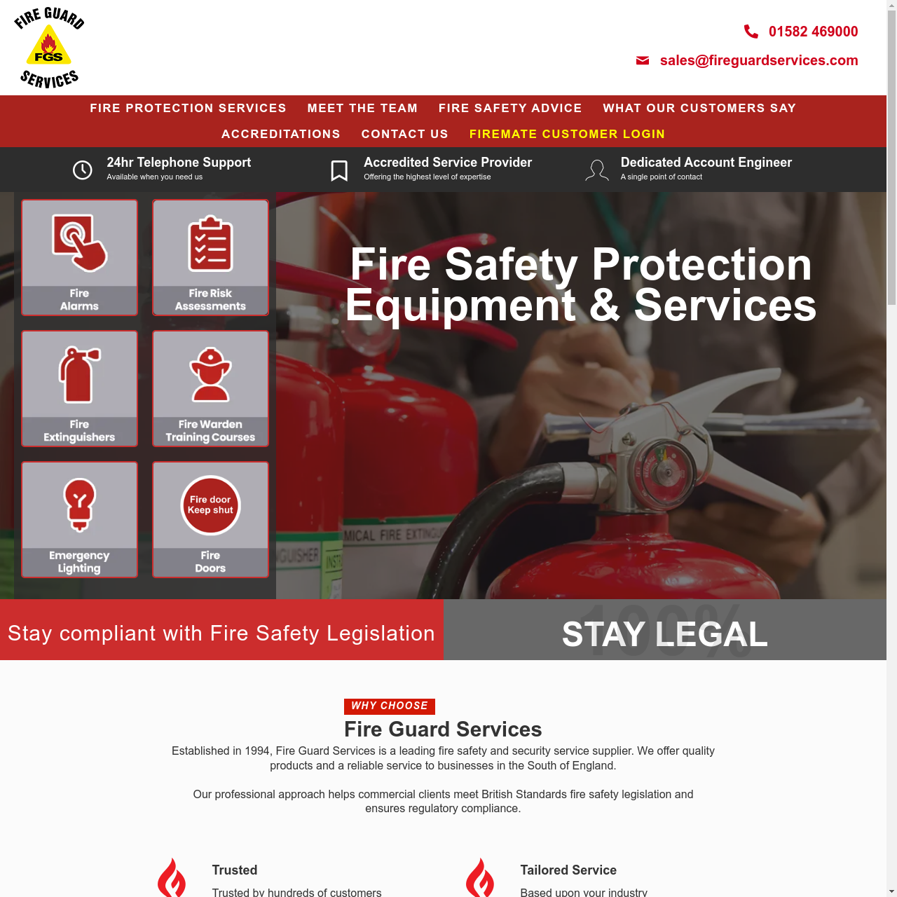 Fire Guard Services - Harpenden - Home Page
